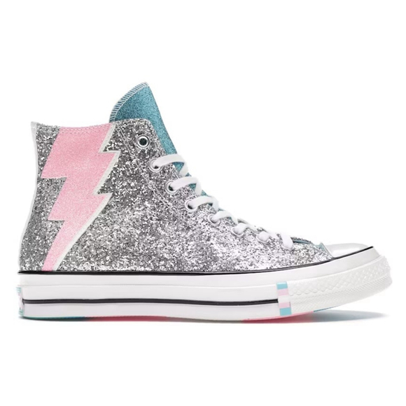 Converse Chuck Taylor All Star Hi Pride Silver Glitter (2019) - Picture 1 of 12